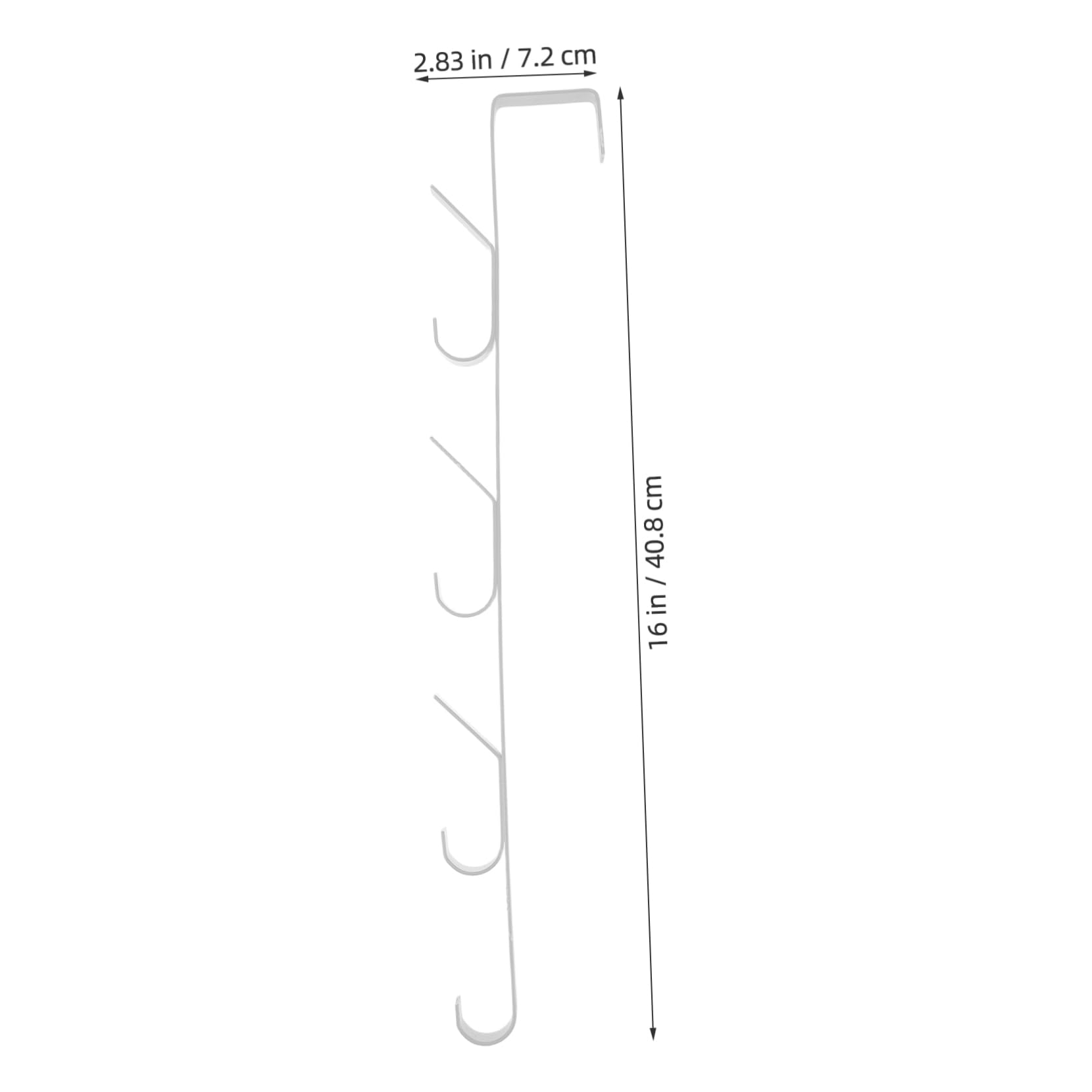 SOLUSTRE Coat Hooks for Door Over The Door Hook Large Capacity No Drilling Required for Clothes Towel Bag Storage