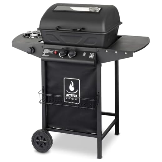 ACTIVA Halifax Lavastein Gasgrill Grillwagen inklusive Abdeckhaube Modell 2020