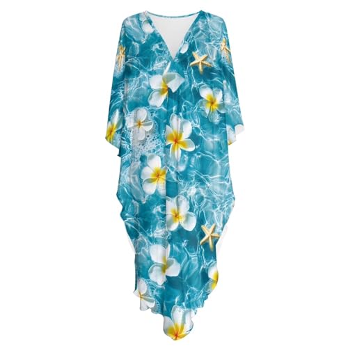 Vestido de playa estilo caftán fresco para tardes de verano y terrazas 5