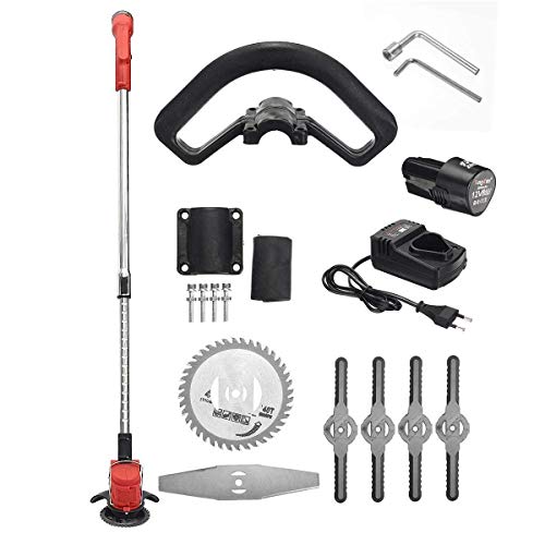 Home Accessoires   Leichte Leistungsstarke Außenrasentrimmer Elektro - Rasenmäher 12V 350W 2000mAh Li - Ionen - Akku - Rasentrimmer Reiniger