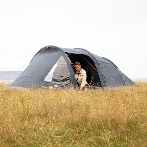 Vango Beta Tent with Darkened Bedrooms, Separate Living Area, Easy to Pitch, Tunnel, Spacious, Family Camping, Festivals, 4000mm HH - Image 8