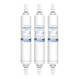 🌀 FILTRACIÓN FANTÁSTICA — La avanzada tecnología de filtración asegura que estos cartuchos filtrantes de agua de repuesto eliminan/reducen el cloro, el olor y el sabor, los productos químicos orgánicos, las partículas en suspensión, así como otros contaminantes del agua potencialmente dañinos en el agua potable