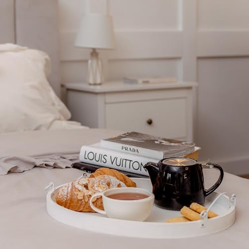 ORNA Ceramic Teapot with Tea Infuser – Small Tea Pot for Loose Leaf Tea – 550ml / 18.6 Oz Porcelain Non-Stove Teapot for 2 Cups with Tea Strainer (Black) - Image 6