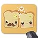 Produktbild Whecom Gaming Mauspad Schwarz, Mouse Pad Cute Bugs Mousepads Non-Slip Rubber Gaming Mouse Pads Mat for Computers Laptop 9.8 Inch X 11.8 Inch