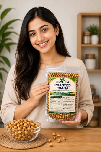 Image of Roasted Chana, Bhuna Chana with Skin, 100% Natural, Protein Rich, No Preservatives, 1 kg