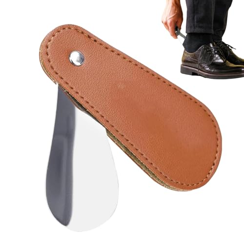 In Metallo, Calzolaio | Strumento Per Mettere Le Scarpe Con Copertina In Pelle PU - Strumenti Per Scarpe Ausiliarie Per Uso Di Viaggio, Scarpe Da Boot Per Uomini, Donne