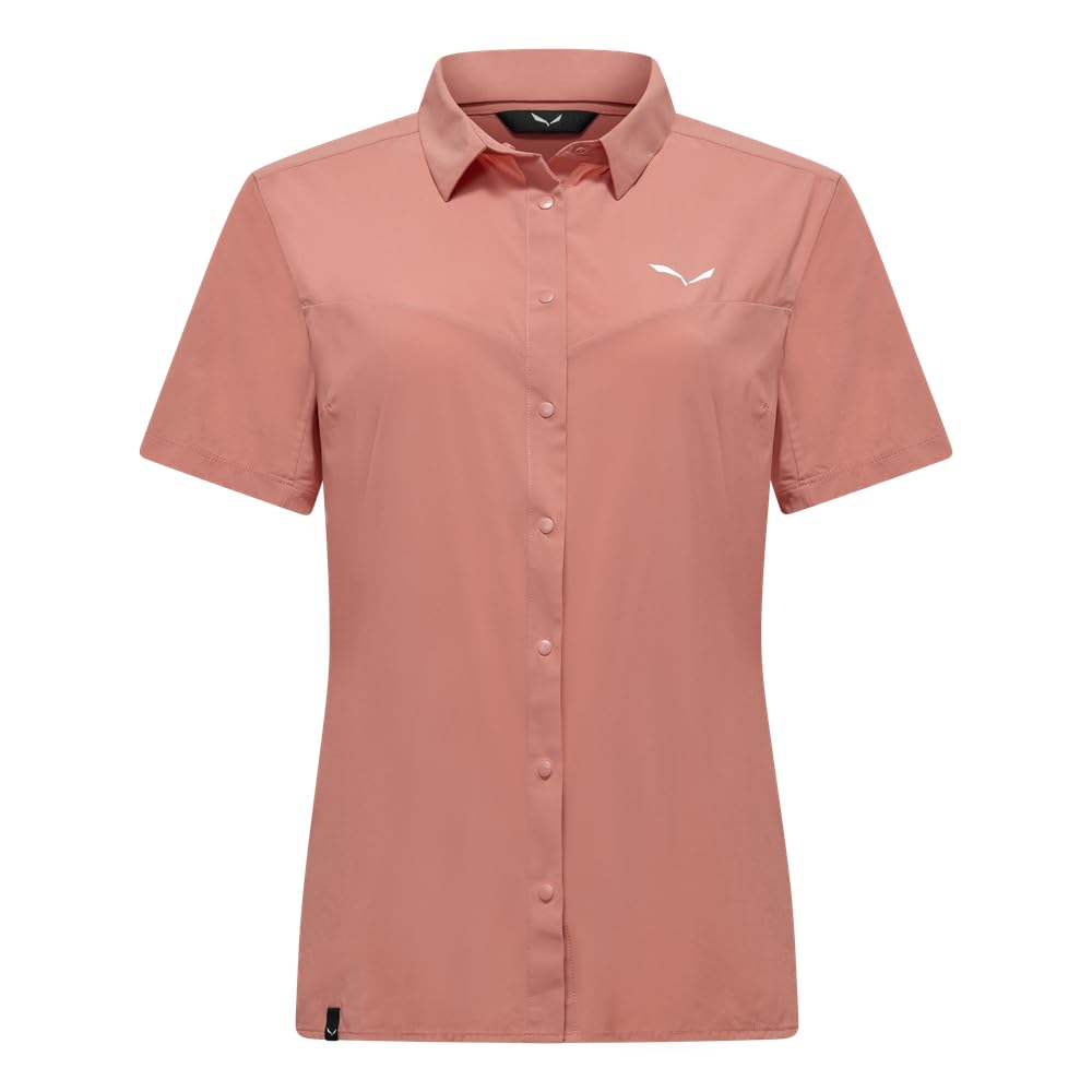 Salewa Puez Short Sleeve Shirt Women Desert Pink