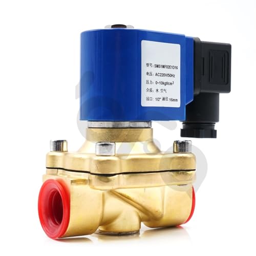 Électrovanne normalement fermée en laiton G3/8 à G2 vanne eau chaude EPDM - 2