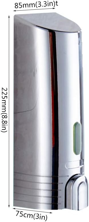 Distributeur de savon mural inox de qualité supérieure au design élégant et épuré