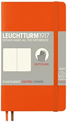 Leuchtturm1917 (310337 Notebook Medium (A5) Softcover, 123 numbered pages, squared, black