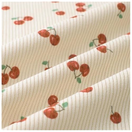 Tissu velours côtelé au mètre extensible beige 150 cm large ameublement robe