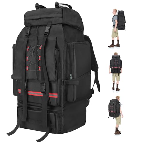 LYtech 130L Sac à Dos de Randonnée Camping Homme...