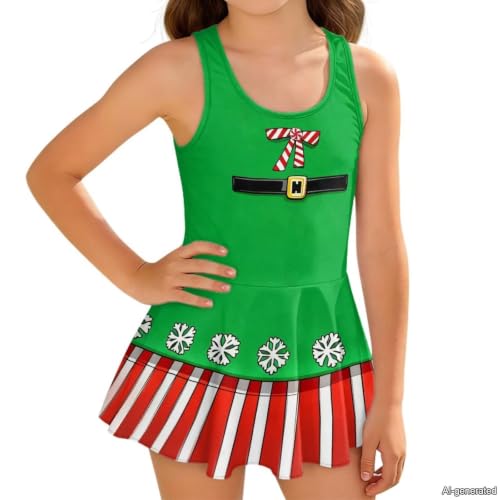 Image of KEIAHUAN Gymnastics Leotards for Girls Sleeveless Bodysuit Dance Leotards Performance Costume