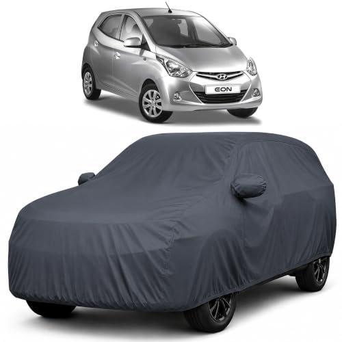 Image of Autofact Premium Car Cover for Eon | All Weather Waterproof Full Body Car Cover | Light-Weight Triple-Stitched Outdoor Shield with UV Protection, Dustproof & Heat-Resistant