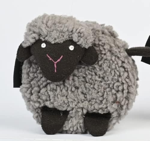 Image of Lantern Moon Woolly (Grey Sheep) Retractable Tape Measure - Knitting Accessory