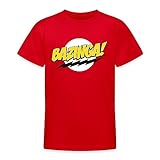 bazinga meaning sheldon Robuste Stoffqualität, hochwertige Verarbeitung mit doppelten Nähten und ein angenehmes Tragegefühl machen das T-Shirt schnell zum Lieblingsshirt, das lange bei Spiel und Spaß dabei sein kann.