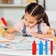 Kryzulax 4 Stück Kauaufsatz Stifte,Bleistift Topper Kauaufsatz Stifte,Gute Flexibilität Sensorisches Kauspielzeug,Silicone Pencil Topper,für das Zahnen von Babys, Autismus,Oral Motor,Angst Kinder