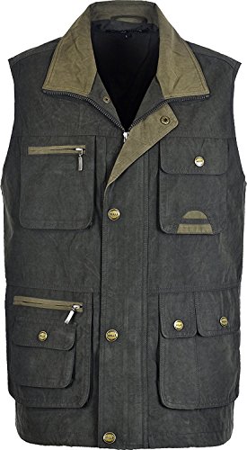 Mens Fishing,Hunting,Hiking,Traveling Lightweight Body Warmer Gilet Windproof Showerproof Multy Pockets Gilet Jacket