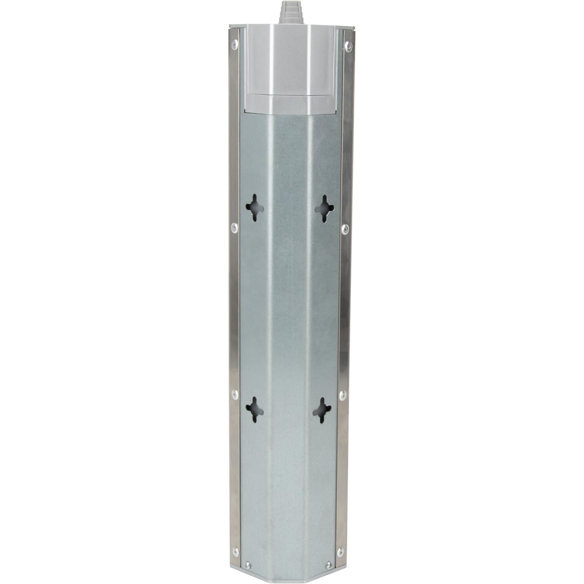 Otio - Bloc multiprise d'angle 4x16A + 2 USB A + C 20W + Interrupteur - INOX