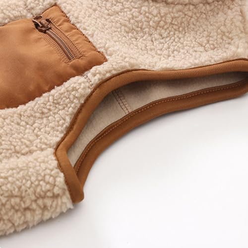 Girls' Boys Sherpa Fleece Vest Zip up Ligntweight Fluffy Vest Fall Winter Outerwear Jacket with Pockets 4-12 Years3