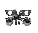 NVETJMUA Faro Fendinebbia Paraurti Anteriore Per Suzuki Per Swift 2007 2008 2009 2010 Fendinebbia Kit Lampada Per Auto Con Cablaggio Lampadina Interruttore Faro