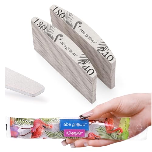 Limes à ongles de la meilleure qualité Aba Group 180/240 slim rose