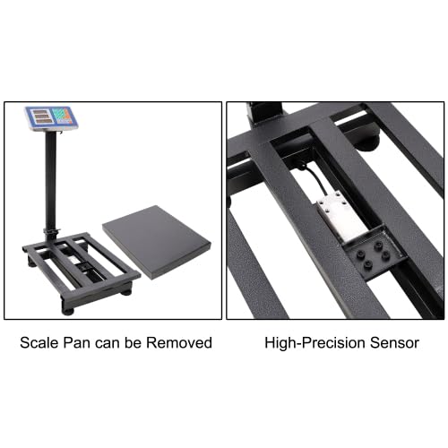 Báscula digital de plataforma para piso, 660 lbs miniatura 6