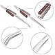 Pinzetten LöTpinzetten 2PCS Industrie Pinzetten Kreuzpinzetten Pinzetten Edelstahl Rostfrei für SchmuckschweißProzesse, Reparatur Elektronischer Teile, KüNstliche Wimperntransplantation
