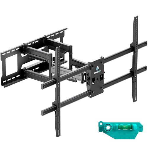 Onkron Supporto Da Parete Per Tv Da 42 A 120 Pollici Fino A 200 Kg, Supporto Per Tv Allungabile Girevole E Inclinabile Full Motion Max Vesa 1000 X 600