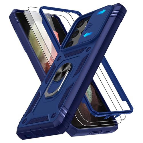 Coque Samsung S21 Ultra 5G avec anneau rotatif 360 degrés