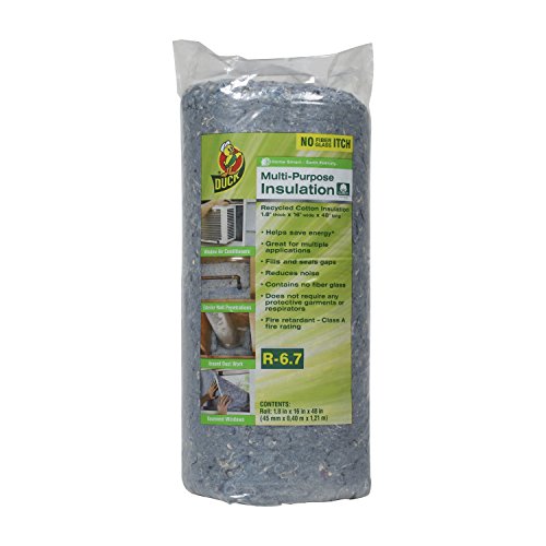 Duck Brand 280463 Multi-Purpose Cotton Insulation, 1.8-Inch x 16-Inch x 48-Inch