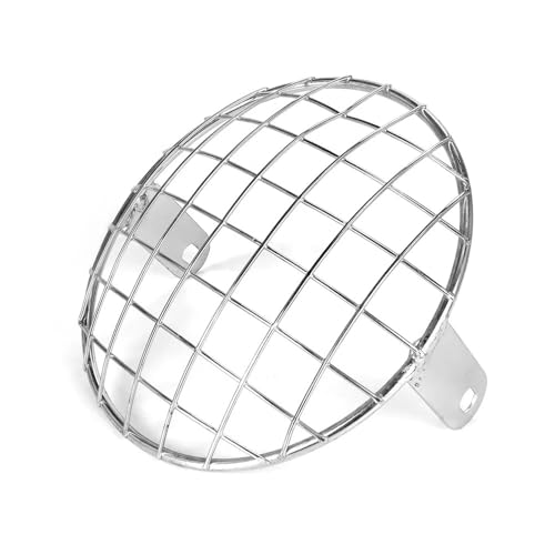 Phare cassé ? Grille phare moto de protection 6.5 pouces et calandre contre les pierres