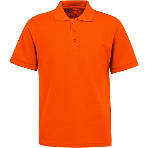 Image of Premium Wear Boys School Uniform Short Sleeve Stain Guard Polo Shirt
