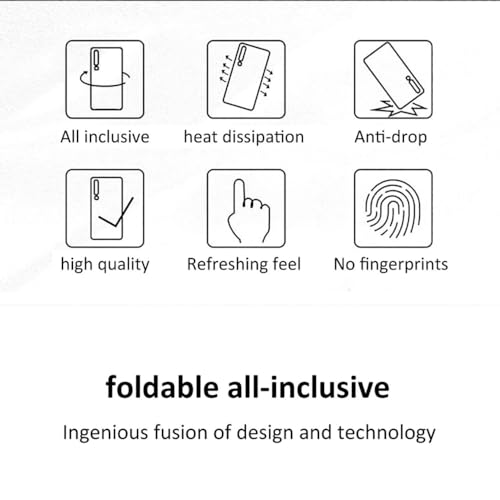 Image of TechTrendz Matte Case Compatible with Samsung Galaxy Z Fold 4 Hard PC Cover Full Body & Camera Lens Protection Cover for Galaxy Z fold 4 (Black)