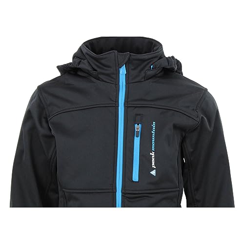 Blouson softshell garçon ECANNE Peak Mountain pour activités extérieures - 4