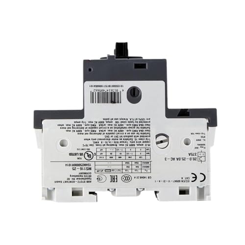 Interruptor disyuntor de motor contra sobrecargas eléctricas MS116 protector magnetotérmico 1A 5
