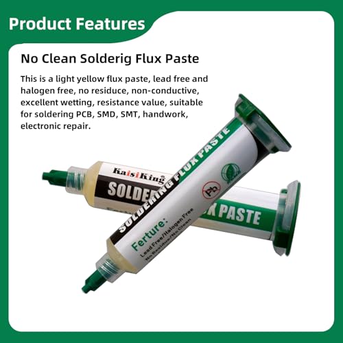 Image of 4 Pack Solder Flux for Soldering,Lead-Free Soldering Flux Paste for Electronics Soldering BGA Repairing