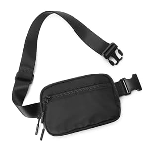 WESTBRONCO Fanny Packs for Women Men, Belt Bag with 4 Zipper Pockets, Fashion Waist Packs, Lightweight Crossbody Bags with Adjustable Strap for Workout/Running/Hiking