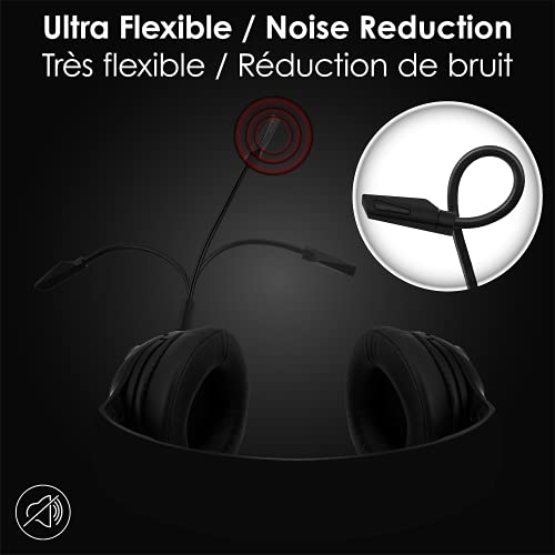 WarCry G-W10 Cuffie Gamer RGB - Audio Surround 7.1 Virtuale Software incluso Anti-Rumore- Compatibile PS4, PS5, Xbox One Series, PC, MAC -Telecomando - Microfono Staccabile - Cuffia gaming - Immagine 6