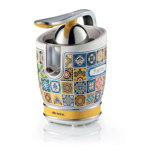 Ariete 413, Positano, Presse-agrumes Électrique avec Corps et Levier en Métal, Bec verseur anti-goutte et Moteur Silencieux pour un Extraction Professionnelle, 2...