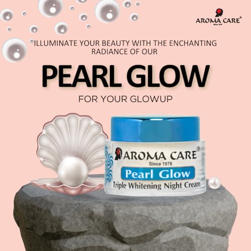 Image of Aroma Care Pearl Glow Triple Whitening Night Cream 15gm (Pack Of 2)