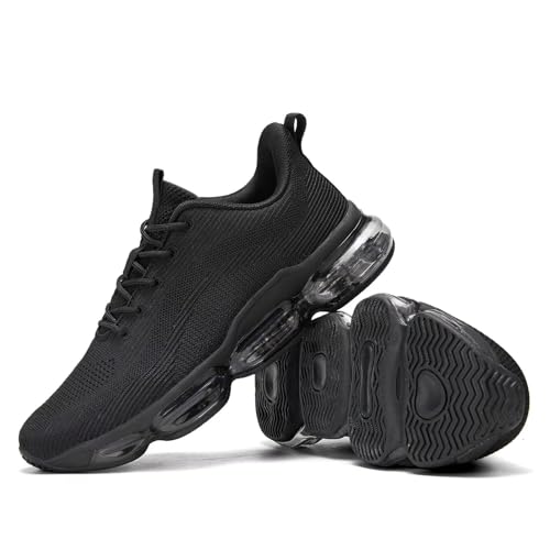 Image of Mens Running Shoes Air Low Top Comfort Walking Lace Up Sneakers Breathable Fashion Tennis Sport Gym Fitness Cross Trainers
