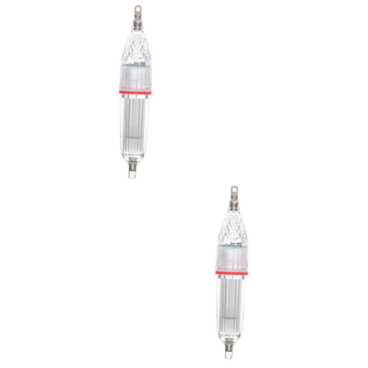 BESPORTBLE 2pcs Fishing Lights for Night Underwater Led Lights Double End Swivel Fish Attracting Lamp