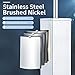 DOWRY Stainless Steel Toilet Bowl Brush and Holder for Bathroom Storage Organization,Sturdy Deep Cleaning Toilet Bowl Cleaner Brush S202-2