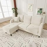 Structure stable avec cadre renforcé et pieds protecteurs – Le canapé repose sur un châssis solide et des pieds en plastique antidérapants qui assurent stabilité, durabilité et protection du sol contre les rayures