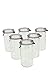 Weck 975 1/4L Cylindrical Jar Set of Six - 11.5 Ounce