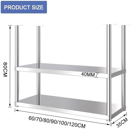 Industrial Ceiling Mount Kitchen Shelf - Floating Metal Storage Rack for Pots, Pans, Plants, Flowers & Wine Bottles - Versatile Hanging Display Shelf for Home Decor