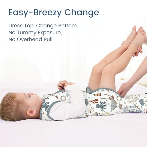 Image of 1.0 TOG Sleep Sack 6-12-15 Months, Baby Sleep Sack with Sleeveless, Cozy Premium Baby Wearable Blanket with 2-way Safe Zipper All Season Sleeping Bags, 1-pack