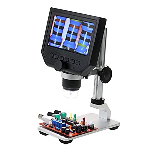 Support de microscope en aluminium réglable pour loupe et optique
