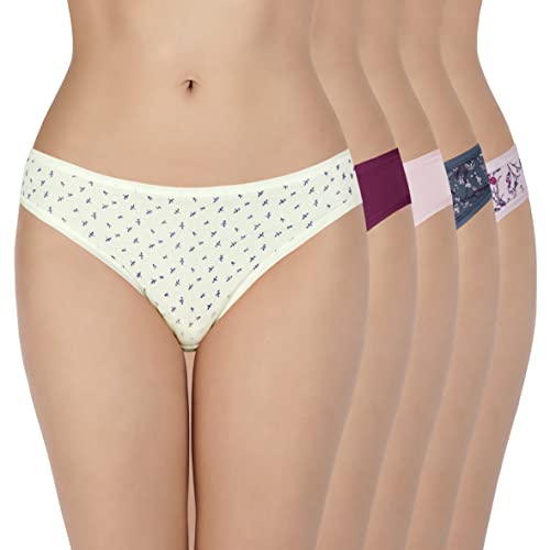 Image of every de by amante Assorted Low Rise Bikini (Pack of 5)